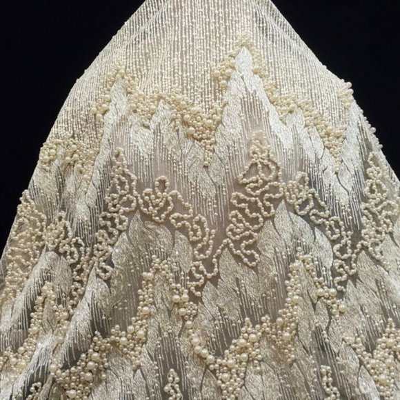 Stunning Embellished Tulle Fabric - Picture 4 of 4
